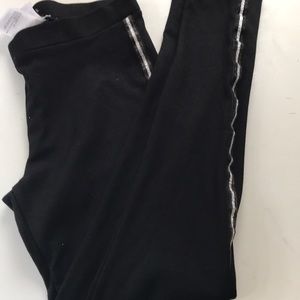 Girls fancy leggings brand Mayoral black size 14